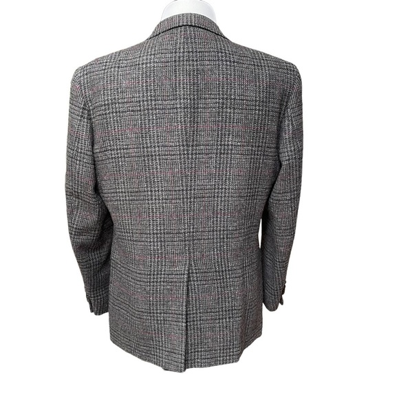 Vintage Two Button Wool Tweed Jacket/ Sport Coats By Robert Stock Size: 42R - Picture 4 of 15